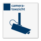 Veiligheidsbord cameratoezicht - Reflecterend