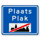 Plaatsnaambord 1000x800mm RVV H02c - Einde bebouwde kom