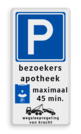 Parkeerbord Eigen terrein - E04 - betaalautomaat - vt461