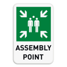 Verzamelplaats bord Engelse tekst | Assembly Point