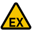Panneau d'avertissement W000 - Danger, atmosphère explosive