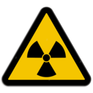 Waarschuwingsbord W003 - Gevaar voor radioactief materiaal