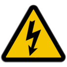 Panneau d'avertissement W012 - Électricité