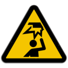 Panneau d'avertissement W020 - Obstacle en hauteur