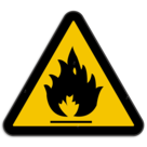 Panneau d'avertissement W021 - Matières inflammables