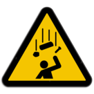 Panneau d'avertissement W035 - Chute d'objets