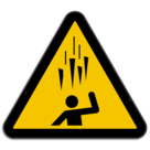 Panneau d'avertissement W039 - Pointes de glace en chute