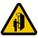 Panneau d'avertissement - Risque d'ouverture de la porte