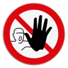 Panneau d'interdiction - P000 - Accès interdit aux personnes non autorisées