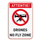 Verbodsbord - Drones no fly zone