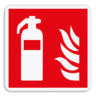 Brand bord F001 - Brandblusser