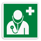 Panneau de sauvetage - E009 - Médecin