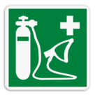 Panneau de sauvetage - E028 - Kit d’oxygène médical