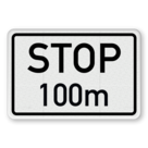 Verkehrszusatzeichen 1004-32 - STOP nach ... m