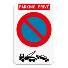 Interdiction de stationnement - Parking privé - E1 - régle de remorquage