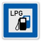 Richtzeichen 365-53 - Tankstelle mit Autogas