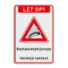 Waarschuwingsbord - Bastaardsatijnrups