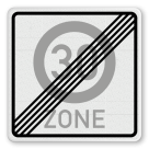 Vorschriftszeichen 274.2 - Ende einer Tempo-30-Zone