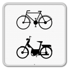 Panneau G2000 - M8 - Réservé aux bicyclettes et cyclomoteurs