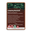 Informatiebord huisregels voor camping en recreatieparken