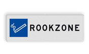 Bord rookzone - reflecterend