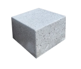 Betonsockelsteine mit Bodenhülse 300mm für Rohrpfosten Ø48mm