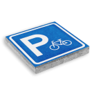 Dalle de stationnement - 300x300mm - Parking à vélos