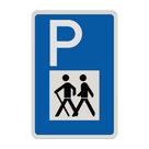 Richtzeichen 317 - Wandererparkplatz