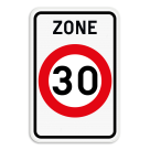 Verkeersbord SB250 F4a - Zone 30