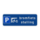 Parkeerbord - bromfietsen stalling