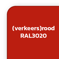 rood RAL3020