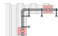 Inclusief buizenframe t.b.v. montage op damwand (platen) + spanners