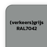 grijs RAL7042 