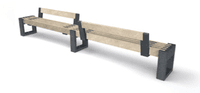 Canvas 360 2DR (met 2 rugleuningen tegendraads 2)