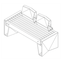 120cm - met rugleuningen (2)