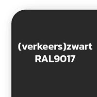zwart RAL9017