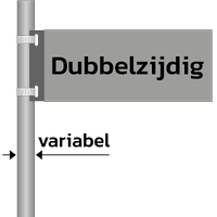 Eindbeugel links (rechts vlaggend) - Dubbelzijdig uitgevoerd