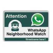 WhatsApp - Englisch - Attention - Neighborhood Watch