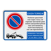 Parkeerverbod eigen terrein - Aansprakelijkheid - Artikel 461