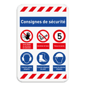 Panneau de sécurité | 6 symboles + bannières