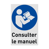 Autocollant ou panneau - M002 - Consulter le manuel