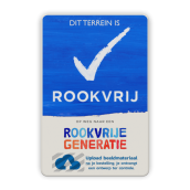 Informatiebord Rookvrije Generatie met eigen logo