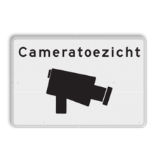 Verkeersbord Cameratoezicht basic - BP03