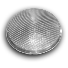 Lens polycarbonaat verkeerslicht (VKL) - wit/helder