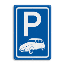 Parkeerbord type E08 automerk - 2CV