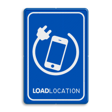 Parkeerbord LOADLOCATION - telefoon