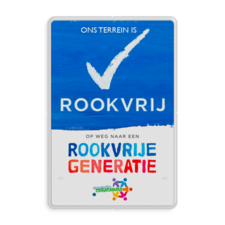 Informatiebord Rookvrij Speeltuin met logo