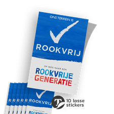 Mini-stickers set 10 stuks - Rookvrije Generatie