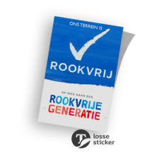 Stickers ROOKVRIJE GENERATIE - op maat!