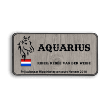 Naambord winnaar Hippinksterconcours 2018